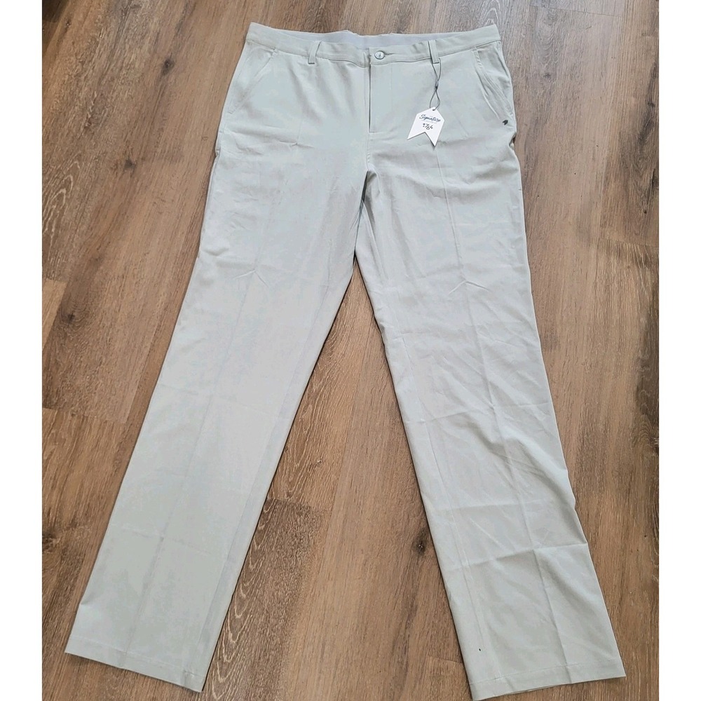 1764 Signature Birdie Golf  Pants Men's 38X34 Light Gray Performance New